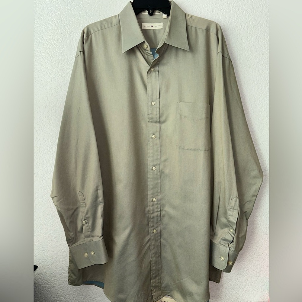 Men’s 17.5 (34/35) Light green button-down shirt #office